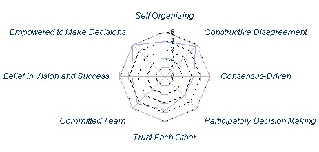 Evaluation de la collaboration dans une équipe