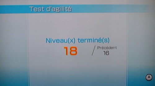 Test d'agilité