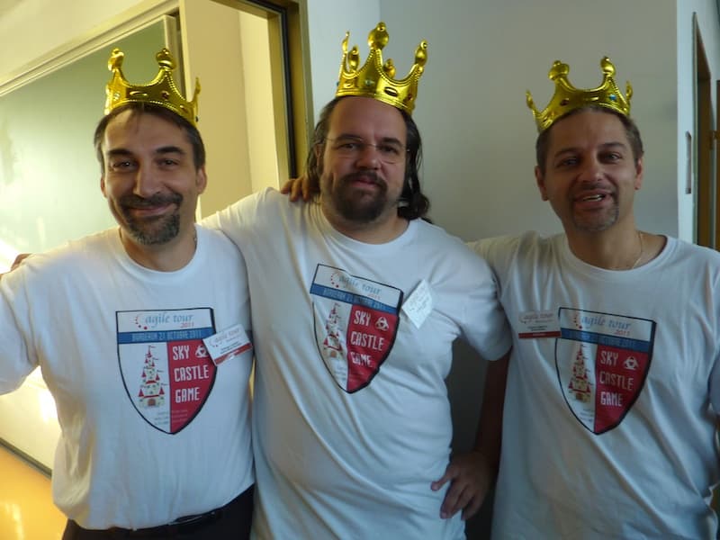 Les rois avant le Sky Castle Game