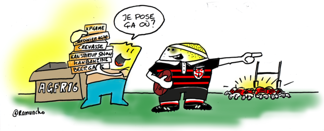 Agile Games France, en 2016 à Naillloux