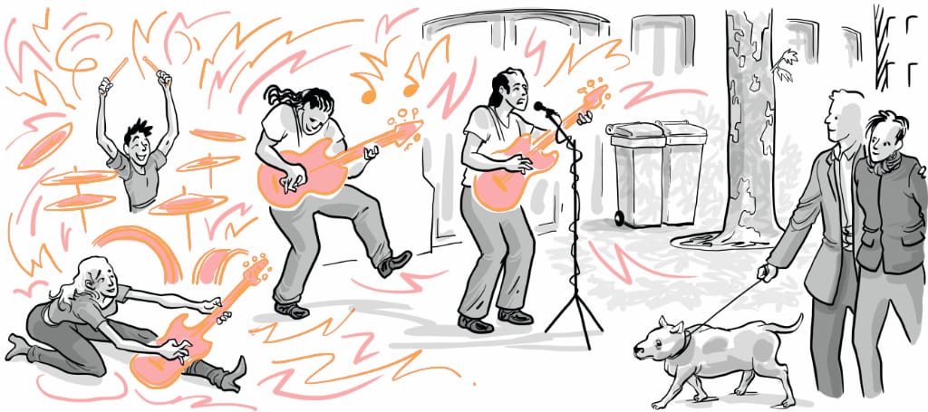 Les Lapins Agiles à la Fête de la musique