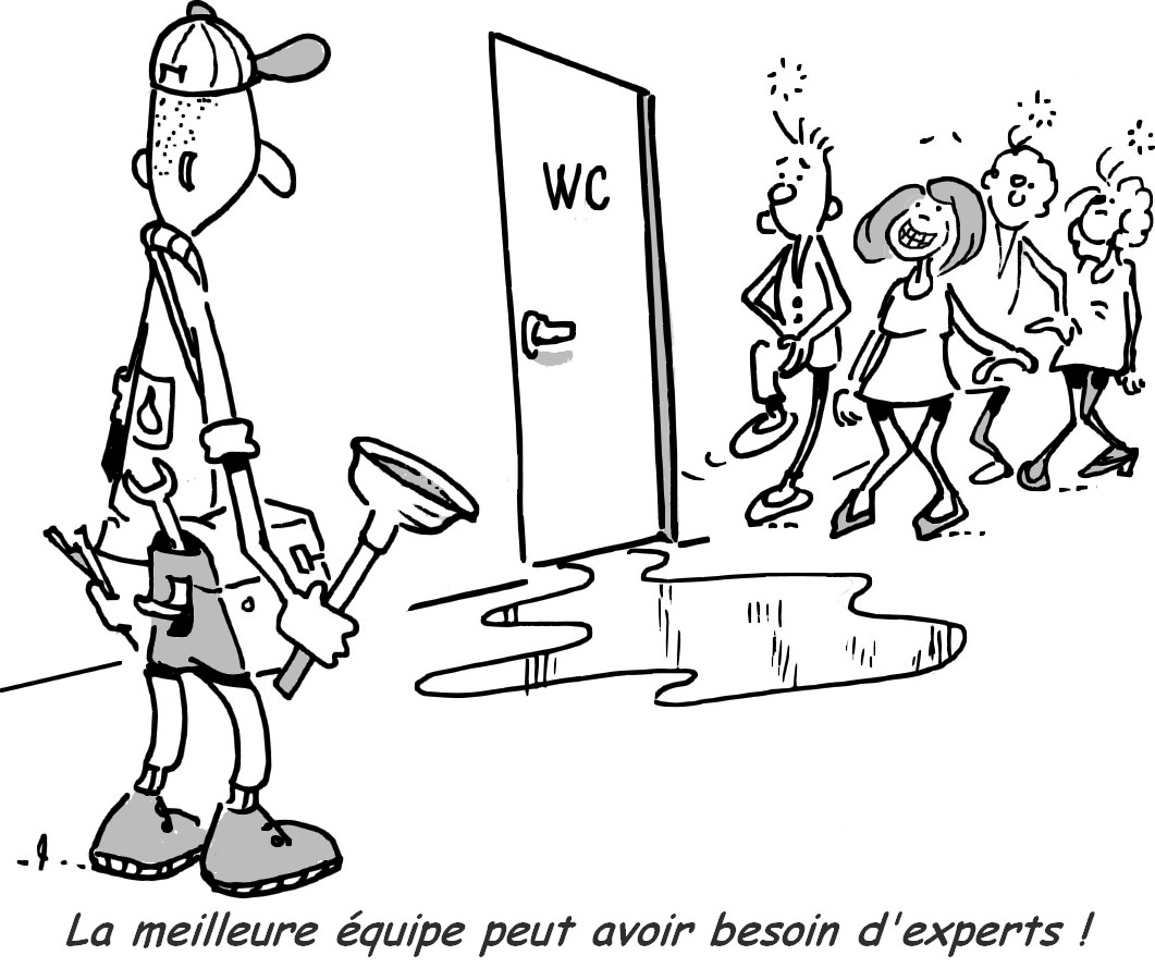 Un expert pour déboucher les toilettes